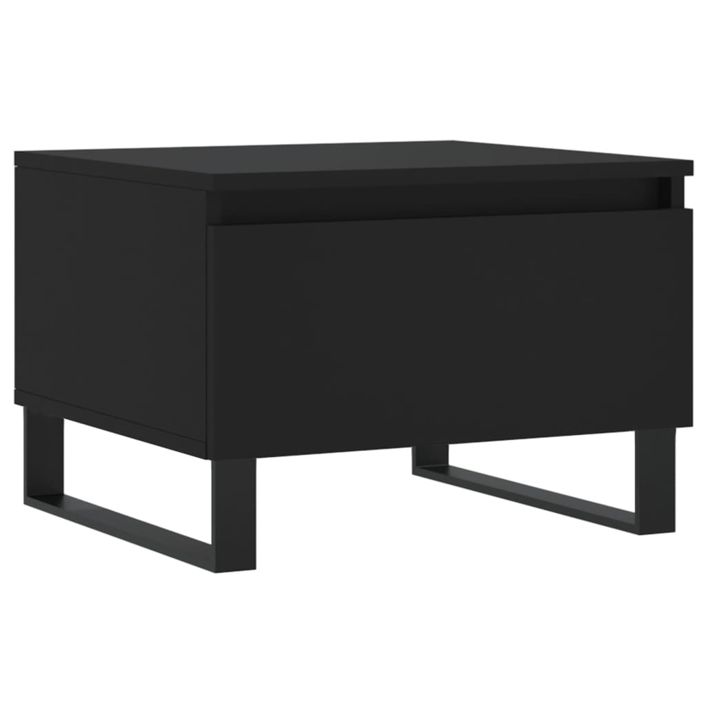 vidaXL Coffee Tables 2 pcs Black 50x46x35 cm Engineered Wood 5