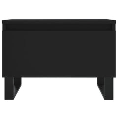 vidaXL Coffee Tables 2 pcs Black 50x46x35 cm Engineered Wood 6