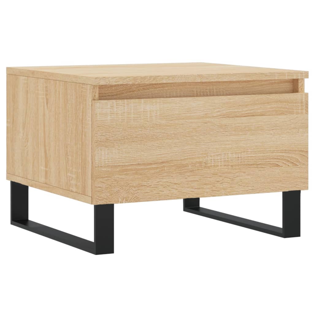 vidaXL Coffee Tables 2 pcs Sonoma Oak 50x46x35 cm Engineered Wood 5
