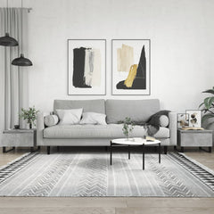 vidaXL Coffee Tables 2 pcs Concrete Grey 50x46x35 cm Engineered Wood 1