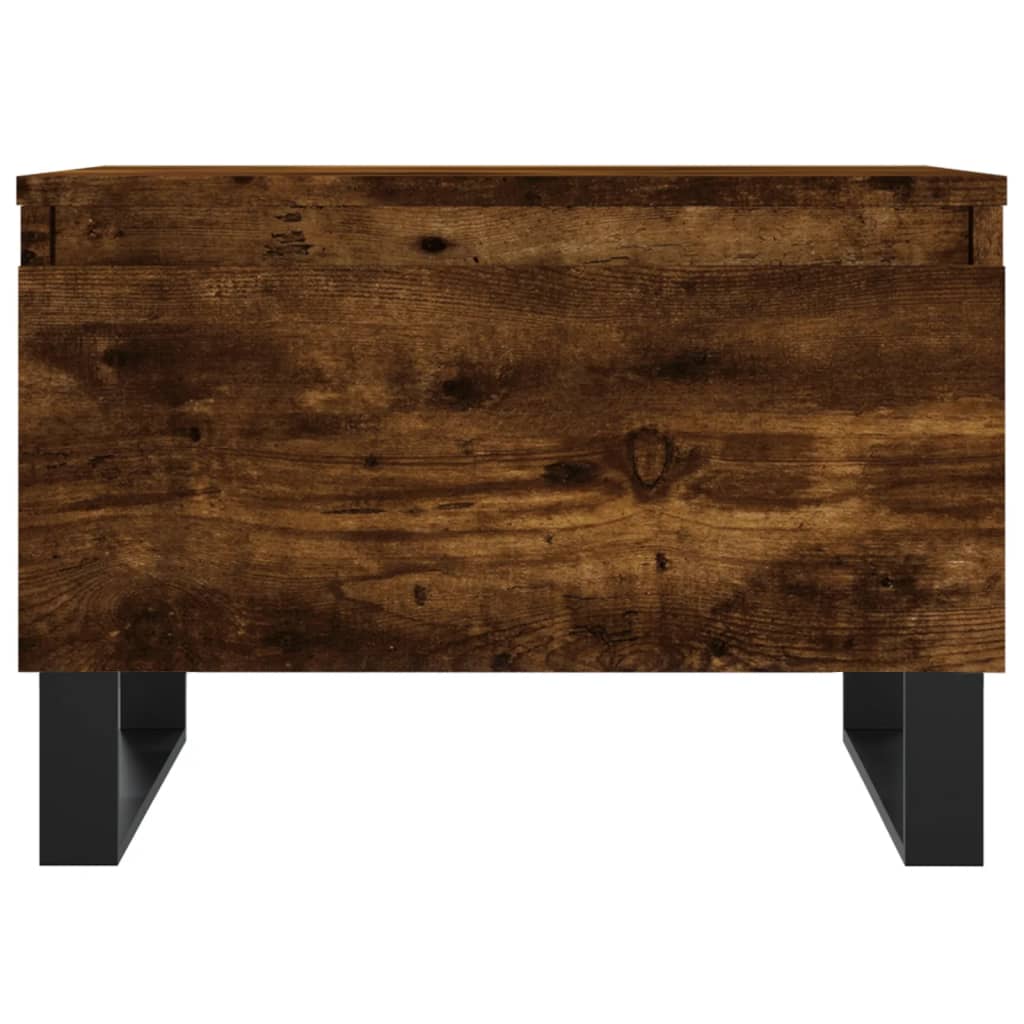 vidaXL Coffee Tables 2 pcs Smoked Oak 50x46x35 cm Engineered Wood 6