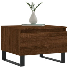 vidaXL Coffee Tables 2 pcs Brown Oak 50x46x35 cm Engineered Wood 3