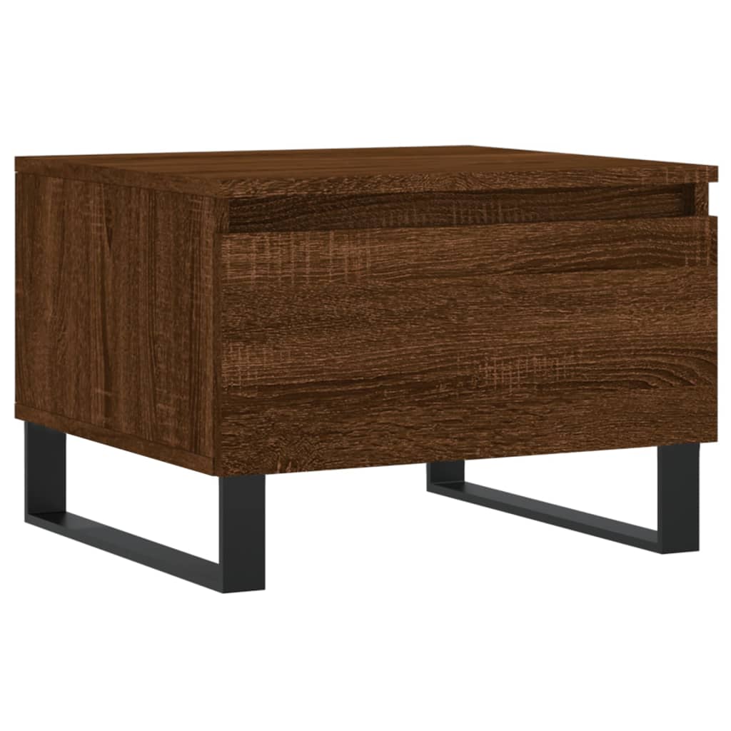 vidaXL Coffee Tables 2 pcs Brown Oak 50x46x35 cm Engineered Wood 5