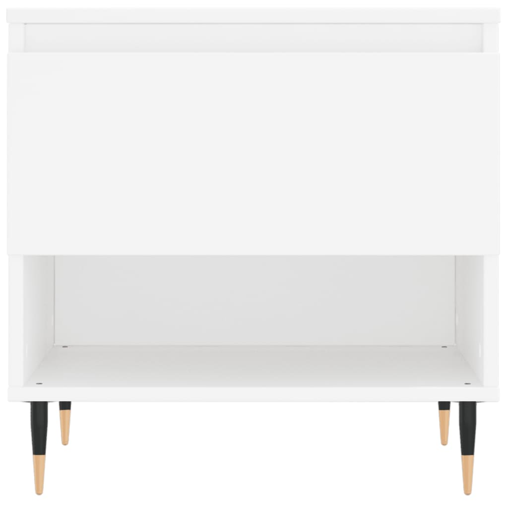 vidaXL Coffee Tables 2 pcs White 50x46x50 cm Engineered Wood 6
