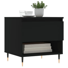 vidaXL Coffee Tables 2 pcs Black 50x46x50 cm Engineered Wood 3