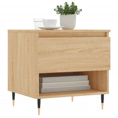 vidaXL Coffee Tables 2 pcs Sonoma Oak 50x46x50 cm Engineered Wood 3