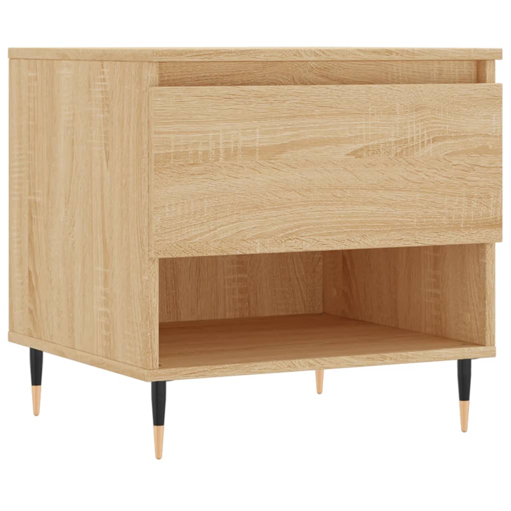 vidaXL Coffee Tables 2 pcs Sonoma Oak 50x46x50 cm Engineered Wood 5