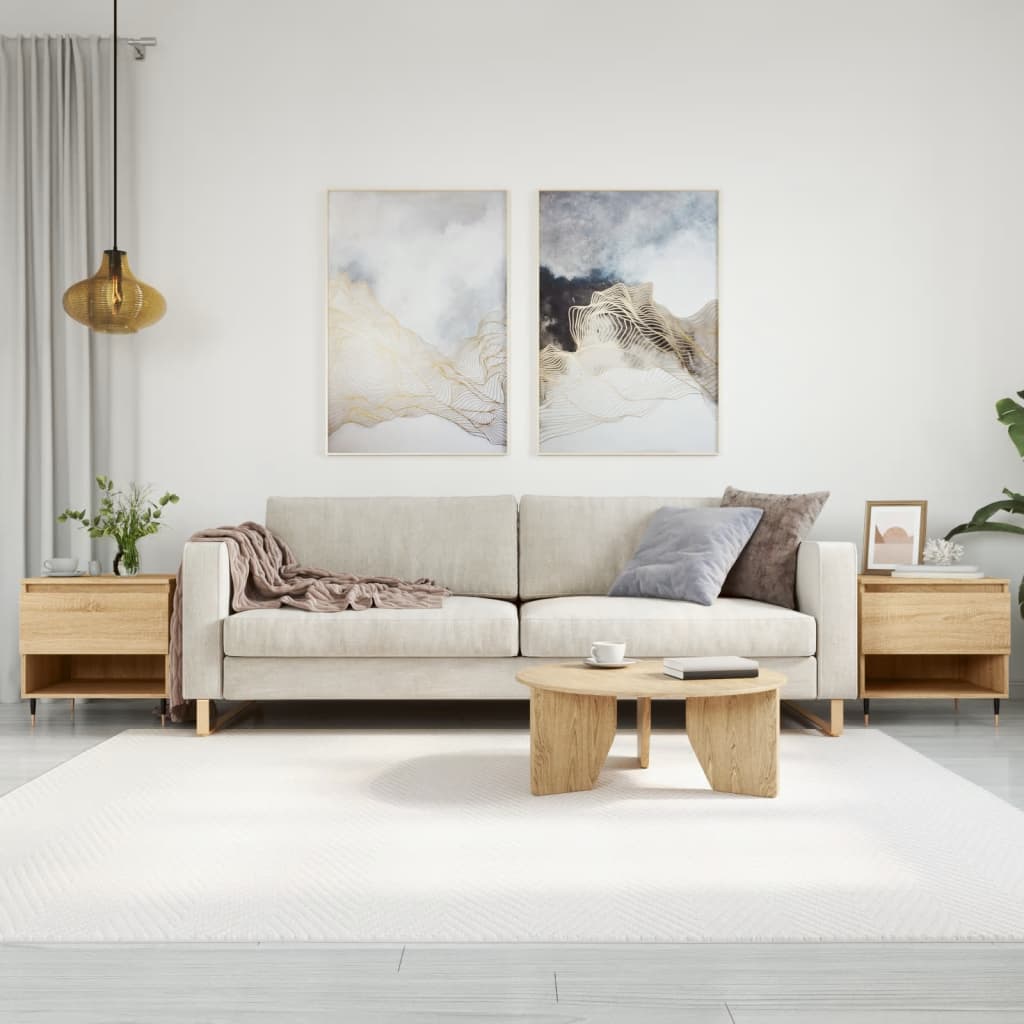 vidaXL Coffee Tables 2 pcs Sonoma Oak 50x46x50 cm Engineered Wood 1