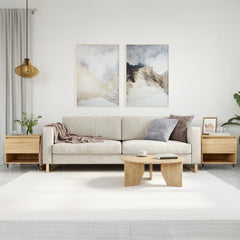 vidaXL Coffee Tables 2 pcs Sonoma Oak 50x46x50 cm Engineered Wood 1