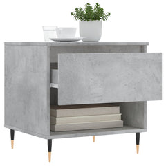 vidaXL Coffee Tables 2 pcs Concrete Grey 50x46x50 cm Engineered Wood 4