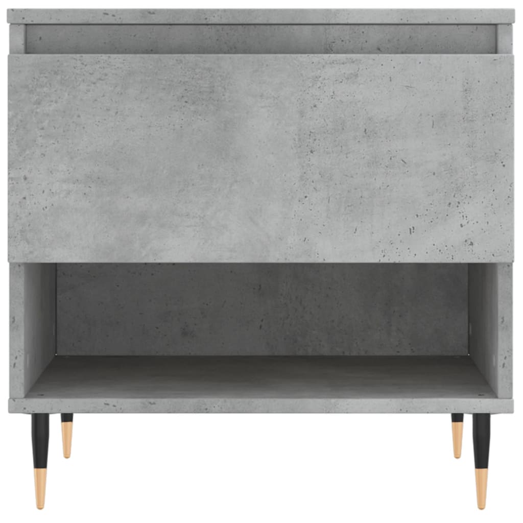 vidaXL Coffee Tables 2 pcs Concrete Grey 50x46x50 cm Engineered Wood 6