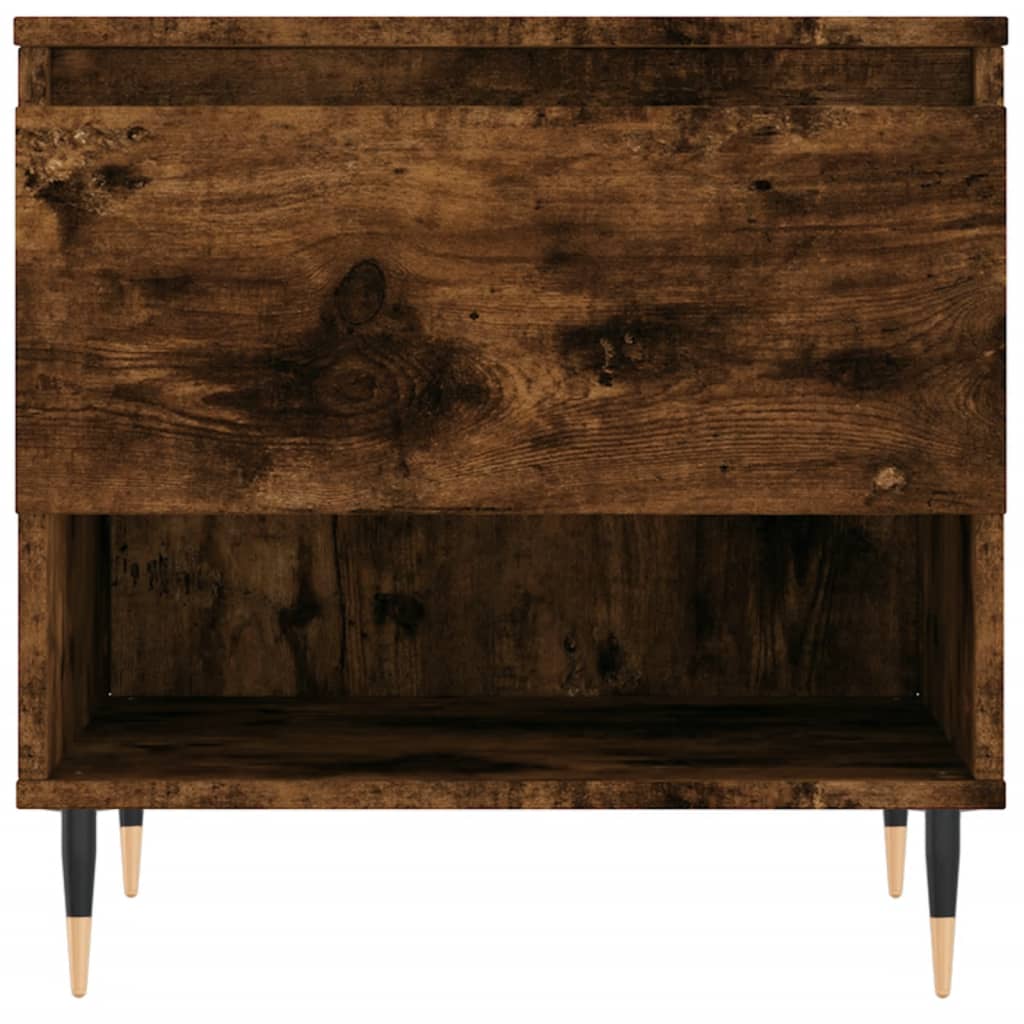 vidaXL Coffee Tables 2 pcs Smoked Oak 50x46x50 cm Engineered Wood 6