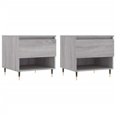 vidaXL Coffee Tables 2 pcs Grey Sonoma 50x46x50 cm Engineered Wood 2