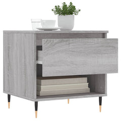 vidaXL Coffee Tables 2 pcs Grey Sonoma 50x46x50 cm Engineered Wood 4