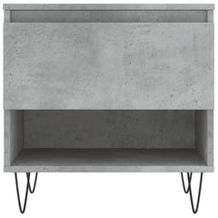 vidaXL Coffee Tables 2 pcs Concrete Grey 50x46x50 cm Engineered Wood 6