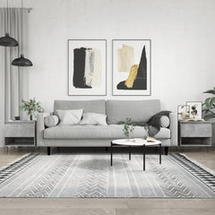 vidaXL Coffee Tables 2 pcs Concrete Grey 50x46x50 cm Engineered Wood 1