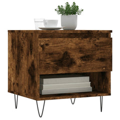 vidaXL Coffee Tables 2 pcs Smoked Oak 50x46x50 cm Engineered Wood 3