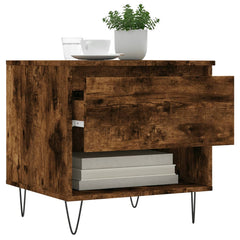 vidaXL Coffee Tables 2 pcs Smoked Oak 50x46x50 cm Engineered Wood 4