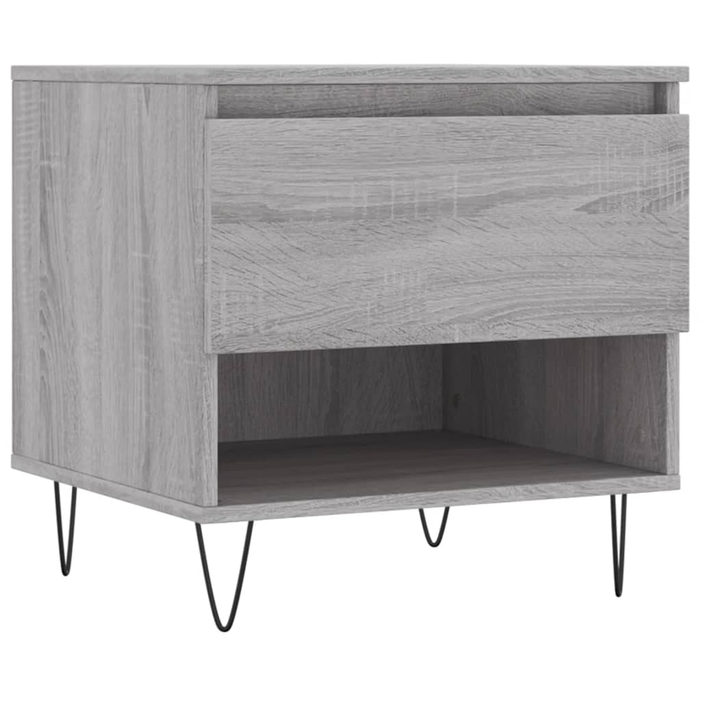 vidaXL Coffee Tables 2 pcs Grey Sonoma 50x46x50 cm Engineered Wood 5