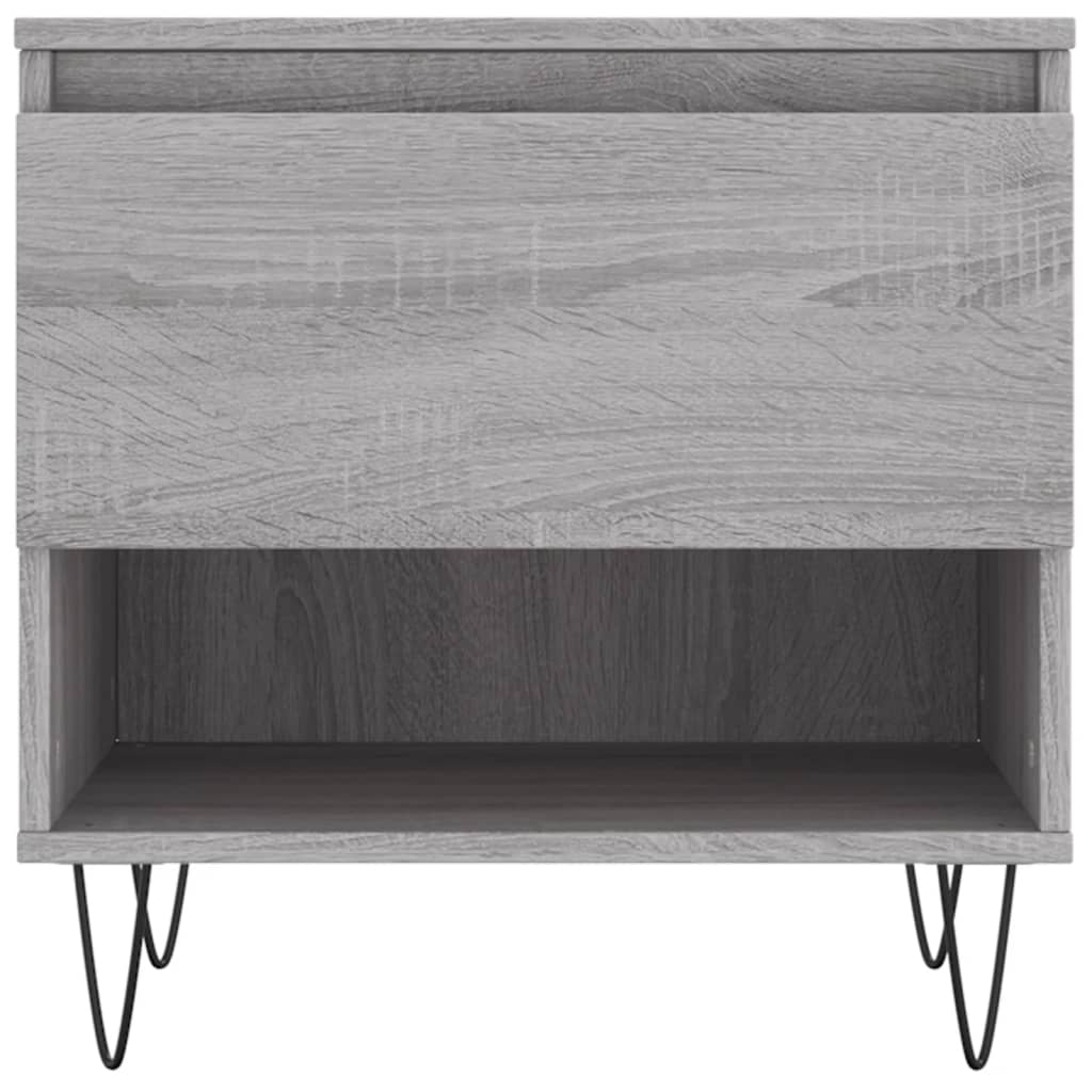 vidaXL Coffee Tables 2 pcs Grey Sonoma 50x46x50 cm Engineered Wood 6