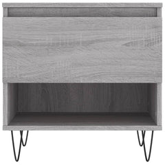 vidaXL Coffee Tables 2 pcs Grey Sonoma 50x46x50 cm Engineered Wood 6