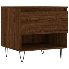vidaXL Coffee Tables 2 pcs Brown Oak 50x46x50 cm Engineered Wood 5