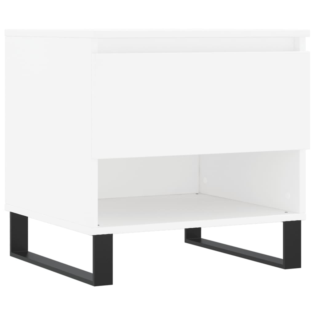 vidaXL Coffee Tables 2 pcs White 50x46x50 cm Engineered Wood 5