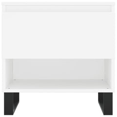 vidaXL Coffee Tables 2 pcs White 50x46x50 cm Engineered Wood 6