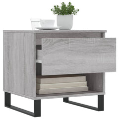 vidaXL Coffee Tables 2 pcs Grey Sonoma 50x46x50 cm Engineered Wood 4