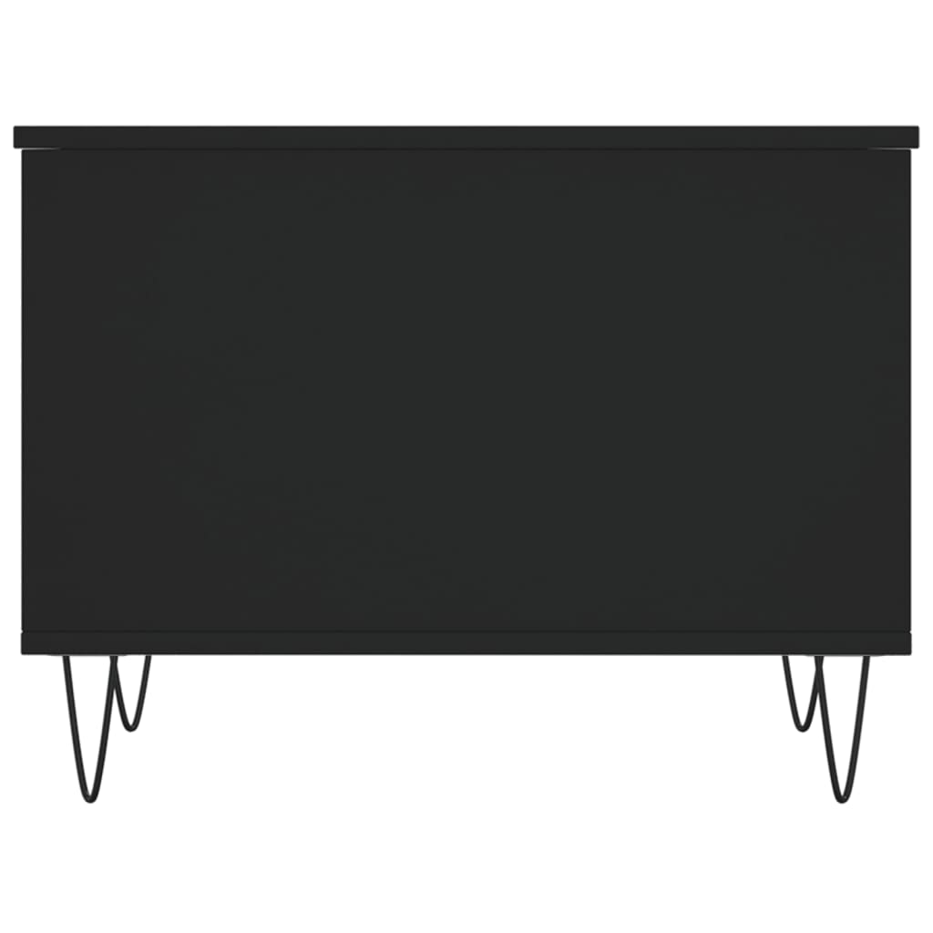 vidaXL Coffee Table Black 60x44.5x45 cm Engineered Wood 6