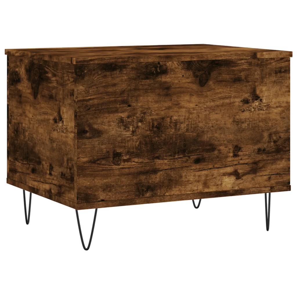 vidaXL Coffee Table Smoked Oak 60x44.5x45 cm Engineered Wood 5