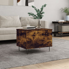 vidaXL Coffee Table Smoked Oak 60x44.5x45 cm Engineered Wood 1
