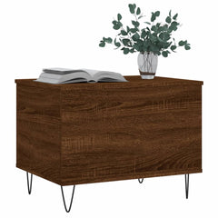 vidaXL Coffee Table Brown Oak 60x44.5x45 cm Engineered Wood 4