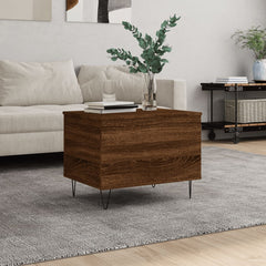 vidaXL Coffee Table Brown Oak 60x44.5x45 cm Engineered Wood 1