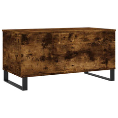 vidaXL Coffee Table Smoked Oak 90x44.5x45 cm Engineered Wood 5