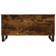 vidaXL Coffee Table Smoked Oak 90x44.5x45 cm Engineered Wood 6
