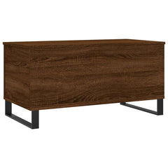 vidaXL Coffee Table Brown Oak 90x44.5x45 cm Engineered Wood 5