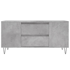 vidaXL Coffee Table Concrete Grey 102x44.5x50 cm Engineered Wood 5