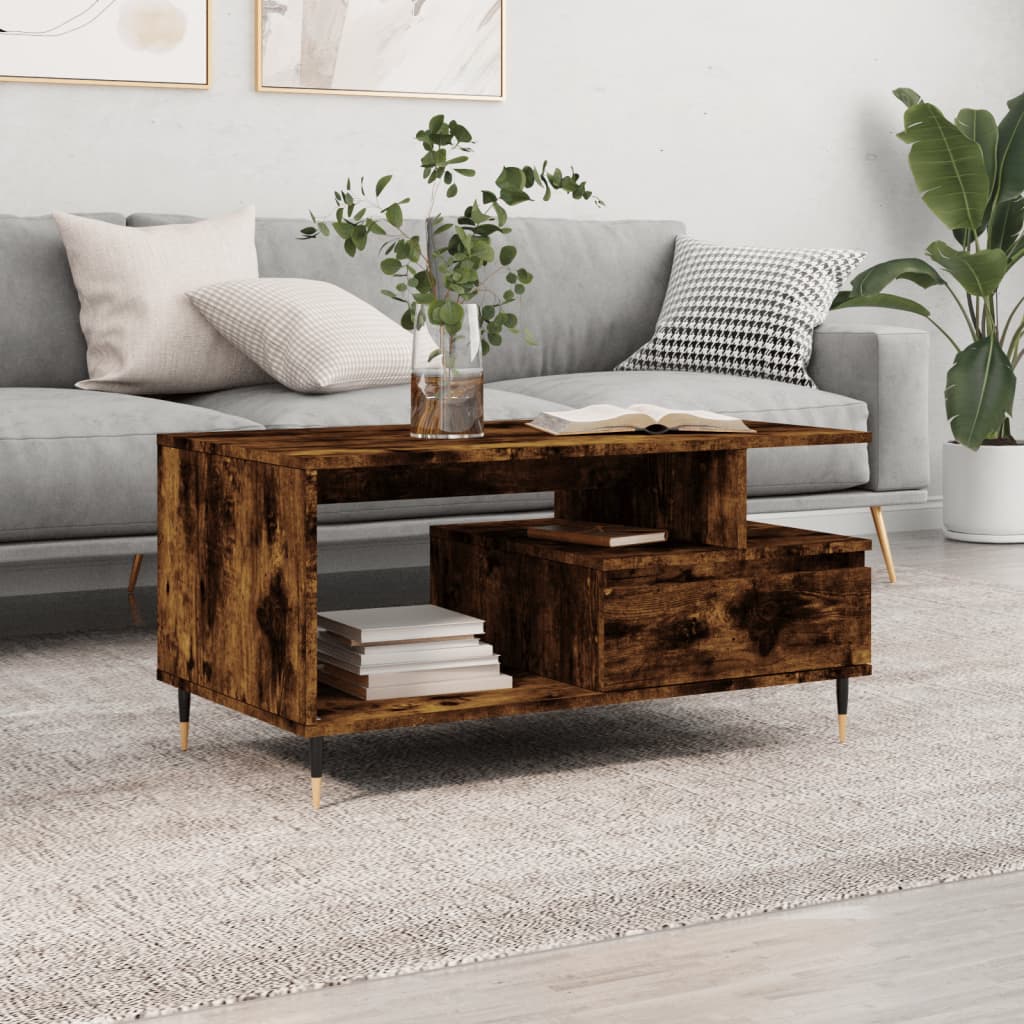 vidaXL Coffee Table 90x49x45 cm Engineered Wood