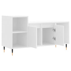 vidaXL TV Cabinet White 100x35x55 cm Engineered Wood 6