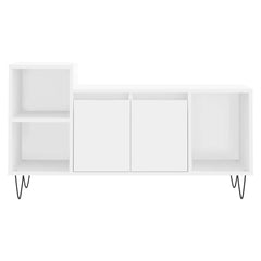 vidaXL TV Cabinet White 100x35x55 cm Engineered Wood 5
