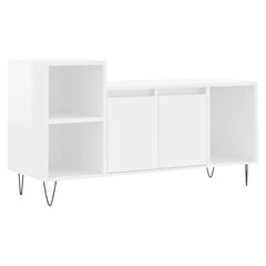 vidaXL TV Cabinet High Gloss White 100x35x55 cm Engineered Wood 2