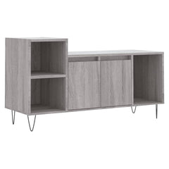 vidaXL TV Cabinet Grey Sonoma 100x35x55 cm Engineered Wood 2