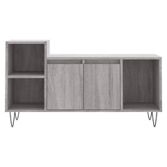 vidaXL TV Cabinet Grey Sonoma 100x35x55 cm Engineered Wood 5