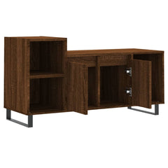 vidaXL TV Cabinet Brown Oak 100x35x55 cm Engineered Wood 6