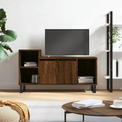 vidaXL TV Cabinet Brown Oak 100x35x55 cm Engineered Wood 1