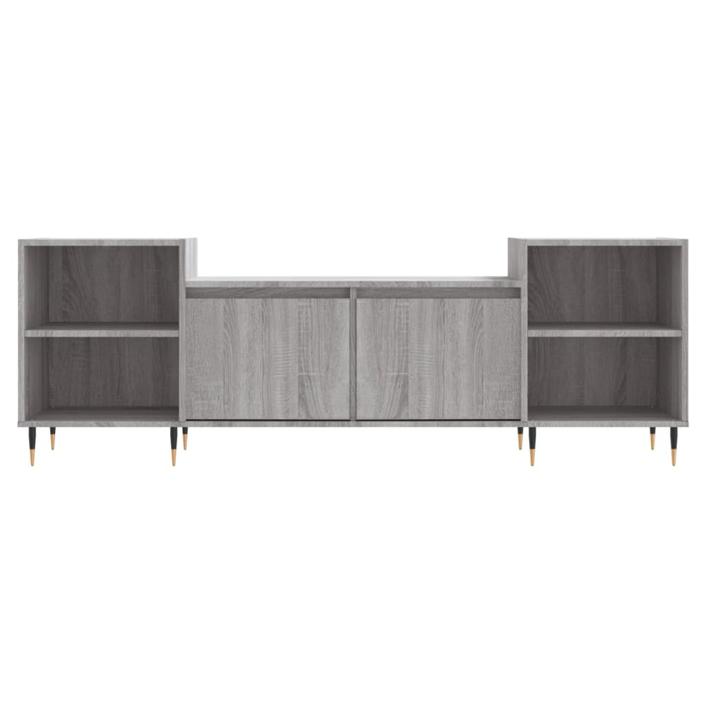 TV Cabinet 160x35x55 cm Engineered Wood Grey sonoma