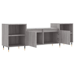 TV Cabinet 160x35x55 cm Engineered Wood Grey sonoma