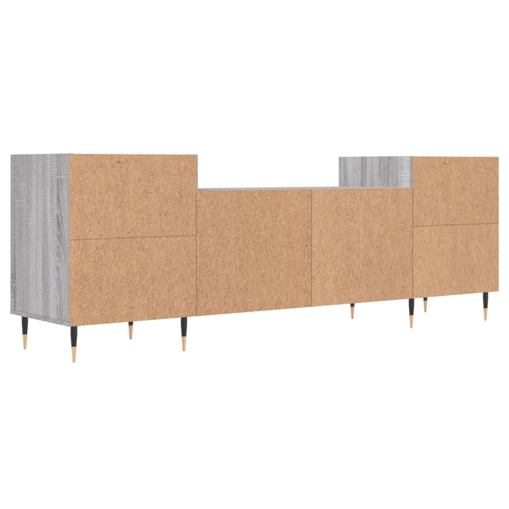 TV Cabinet 160x35x55 cm Engineered Wood Grey sonoma