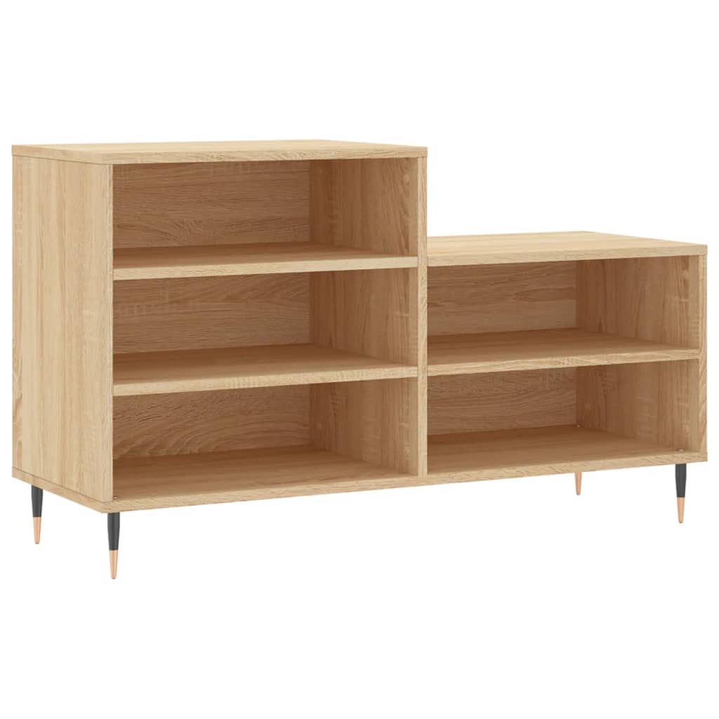 vidaXL Shoe Cabinet | Sonoma oak | Engineered wood | Medium | Shoe Cabinet 2